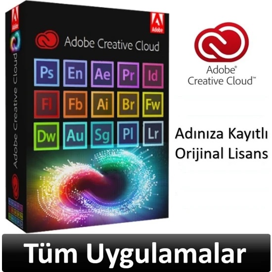 Adobe Creative Cloud Tüm Uygulamalar 1 Yıl